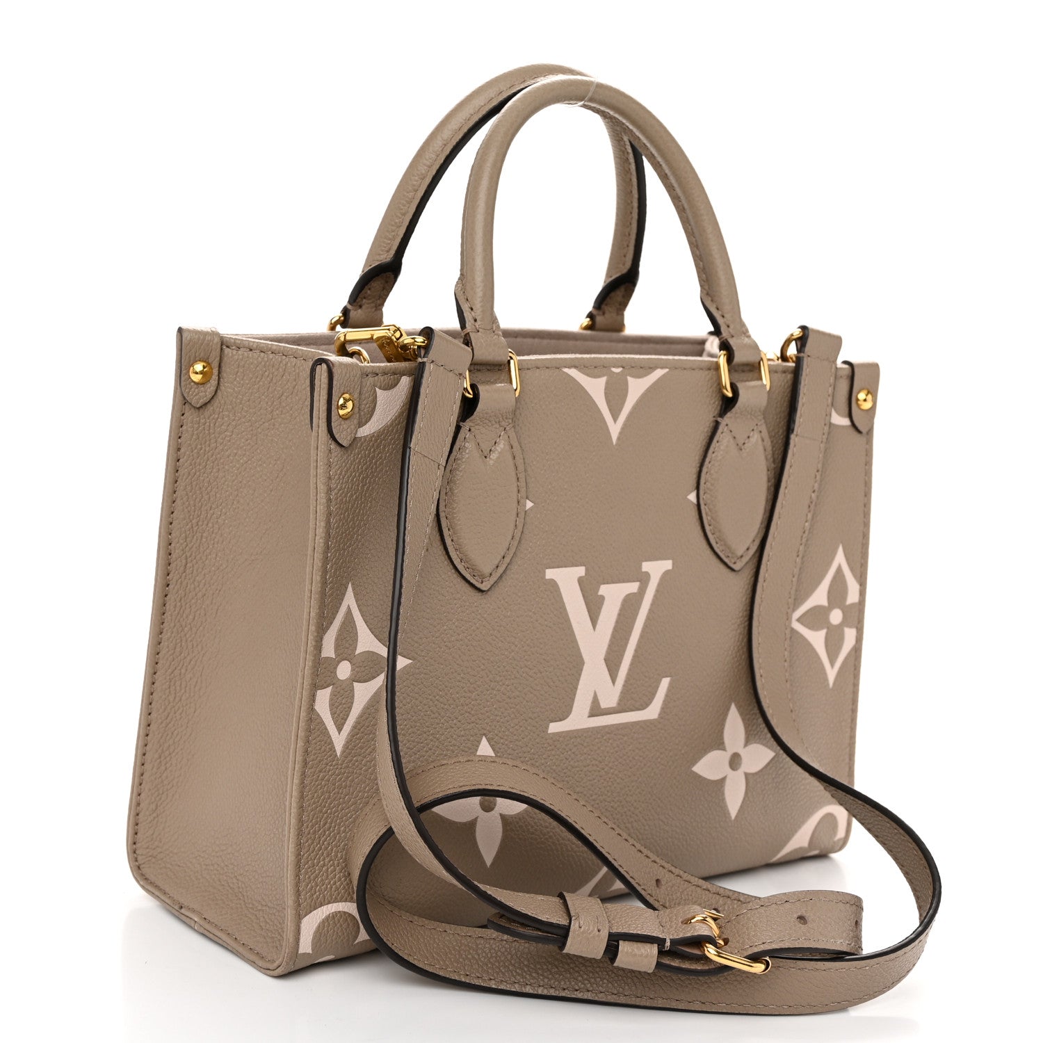 Louis Vuitton Empreinte Monogram Giant Onthego PM Tourterelle Creme 3 of 11