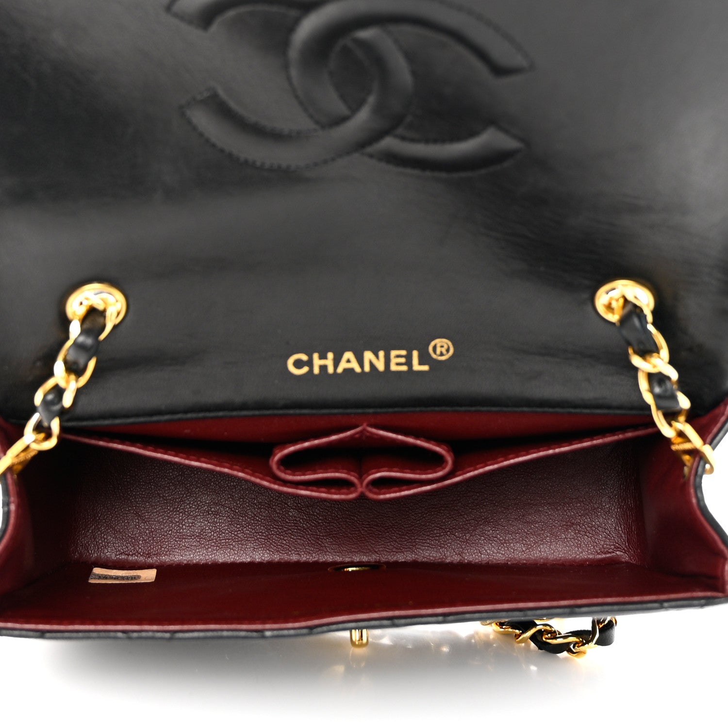 Chanel Lambskin Quilted Small Single Flap Black 5 of 10