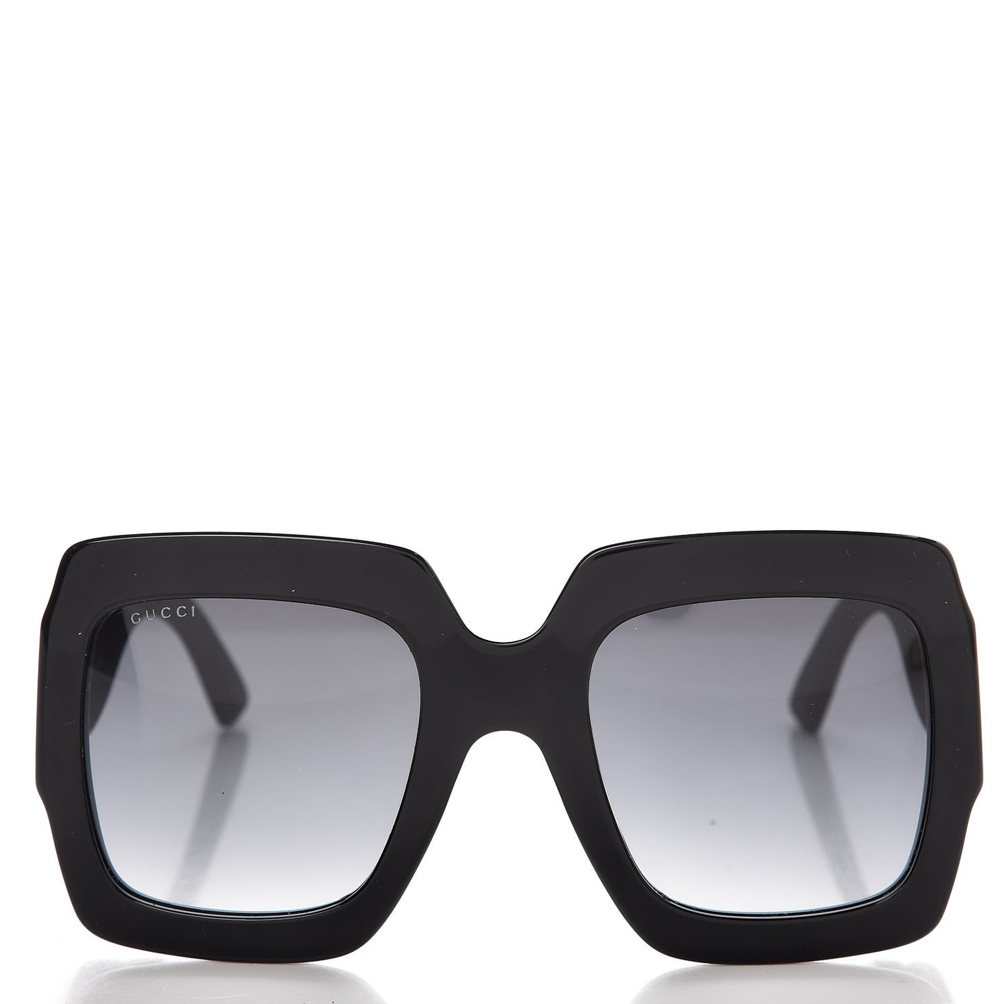 Square Frame Glitter GG0102S Sunglasses Black