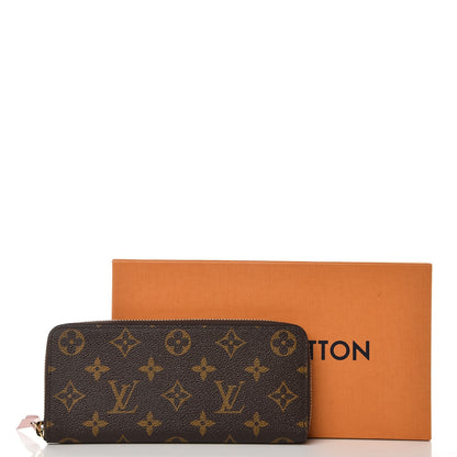 Louis Vuitton Monogram Clemence Wallet Rose Ballerine 7 of 7