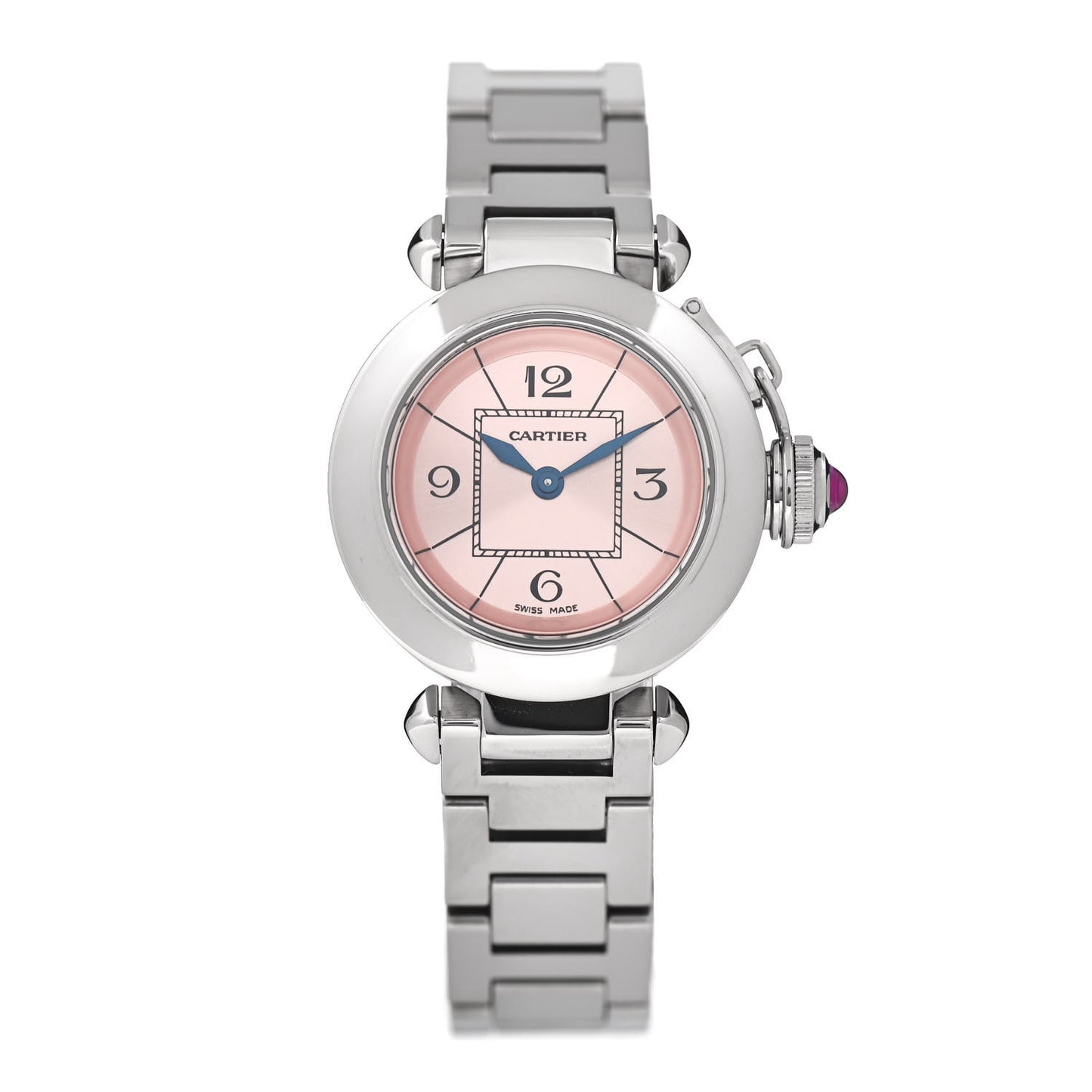 Stainless Steel 27mm Miss Pasha Quartz Watch Pink