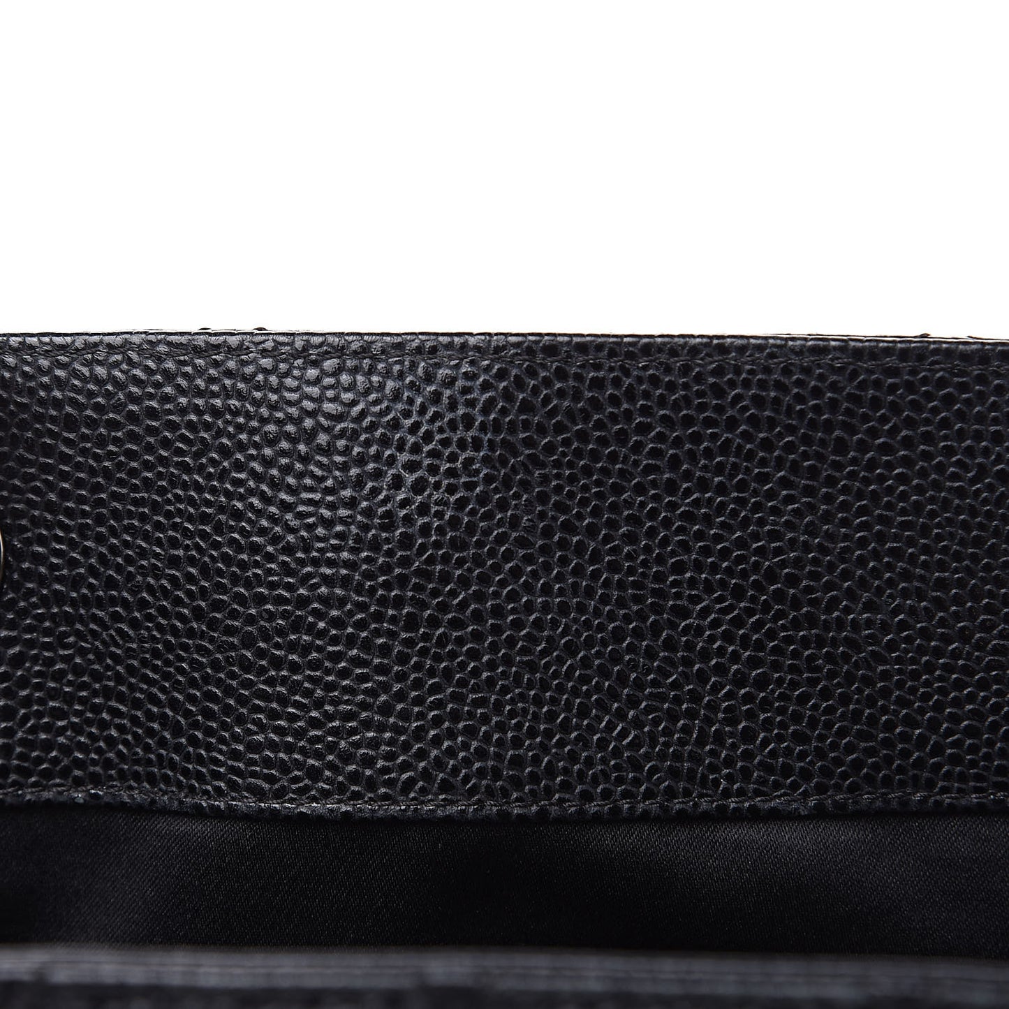 Caviar Quilted Grand Shopping Tote GST Black