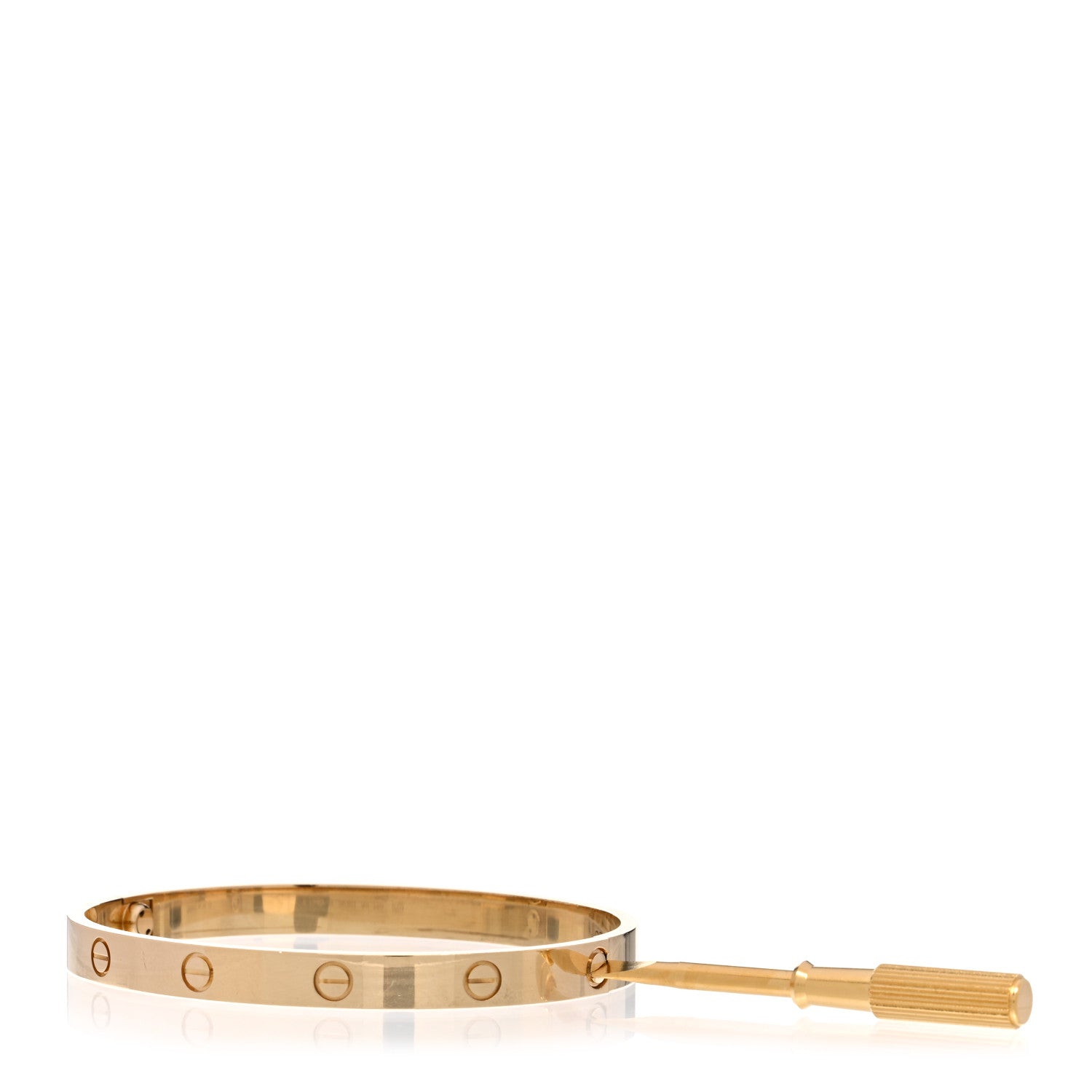 Cartier 18K Yellow Gold LOVE Bracelet 19 3 of 5