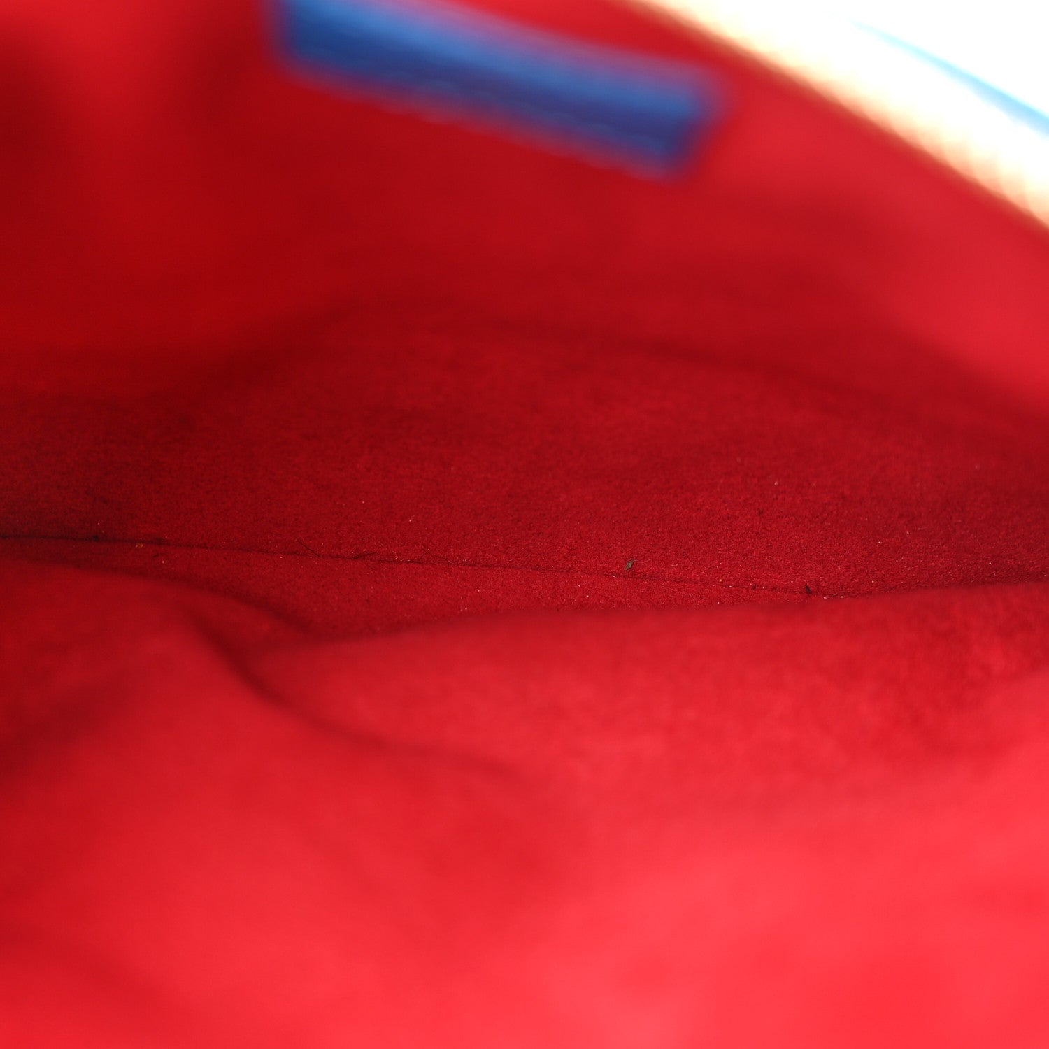 Louis Vuitton Lambskin Embossed Monogram Vuittamins Coussin PM Blue Red 5 of 13