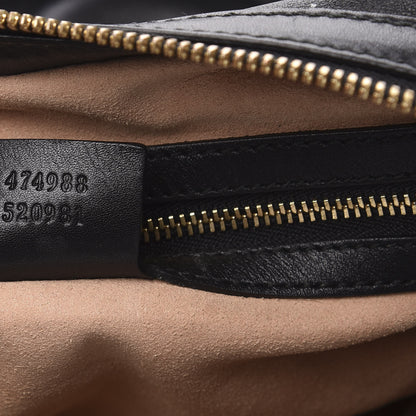 Gucci Apollo Calfskin GG Dadini Embroidered Large Hobo Black 7 of 16