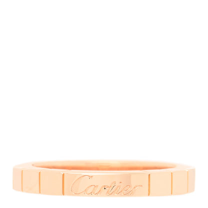 Cartier 18K Pink Gold Lanieres Ring 51 5.75 1 of 4