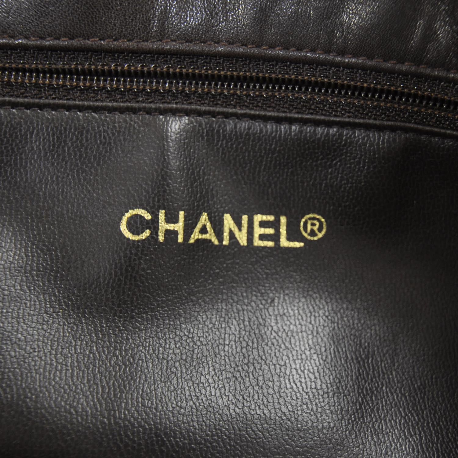 Chanel Lambskin Quilted Shoulder Bag Brown 8 of 10