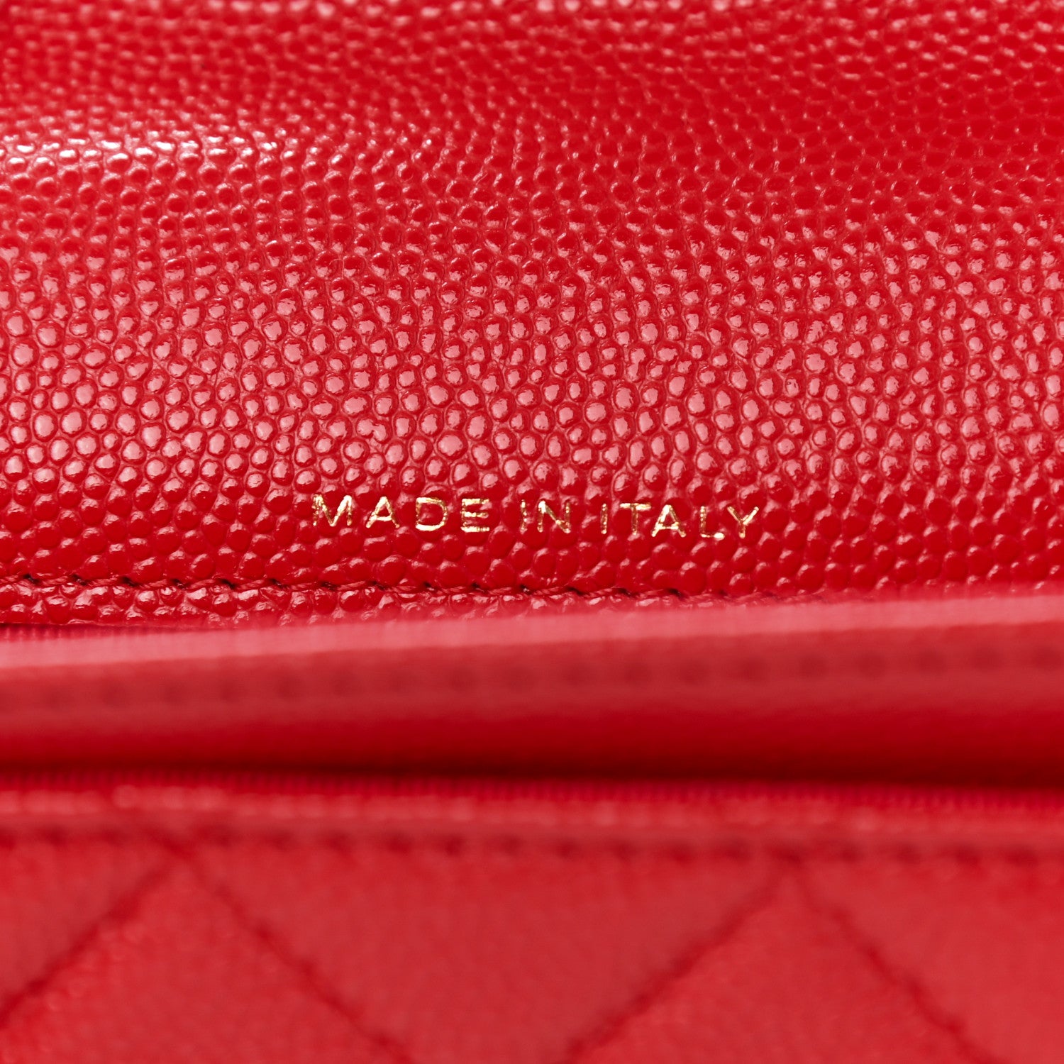 Chanel Caviar Quilted Flap Card Holder Wallet Red 7 of 9