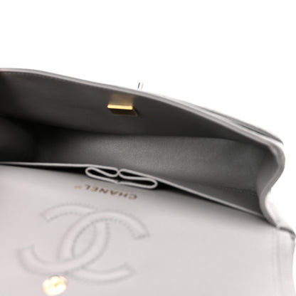 Chanel Caviar Quilted Small Double Flap Grey 5 of 10