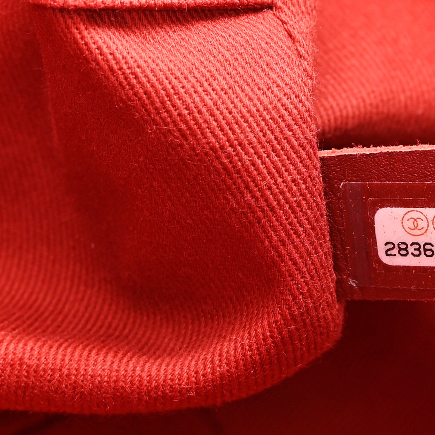 Chanel Lurex Boucle Medium Deauville Tote Red 7 of 11