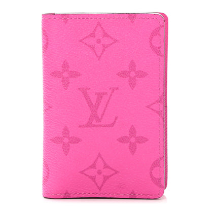 Louis Vuitton Taigarama Pocket Organizer NM Fuchsia 1 of 7