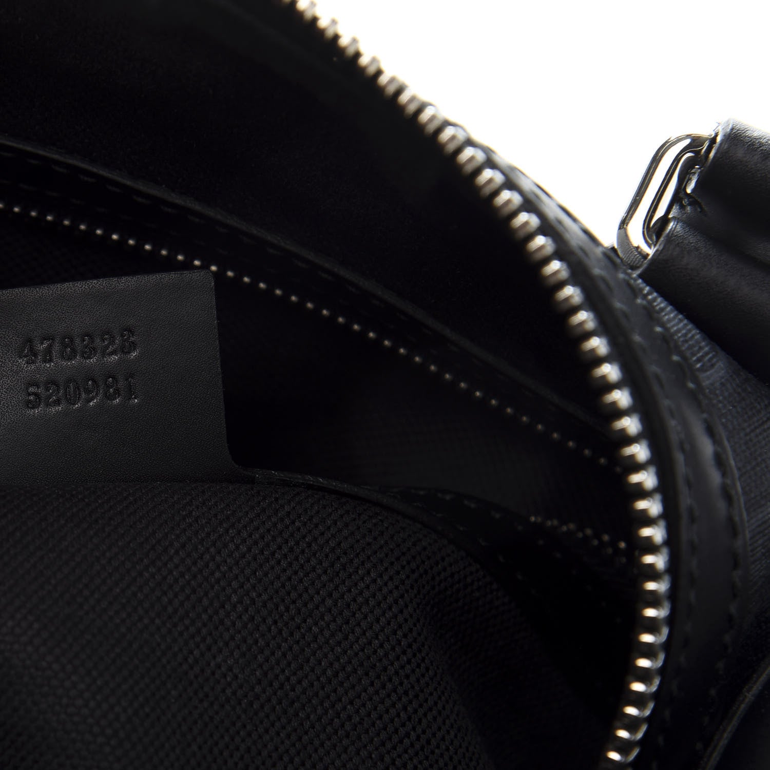 Gucci Soft GG Supreme Monogram Appia Calfskin Web Large Carry On Duffle Bag Black Grey 6 of 9