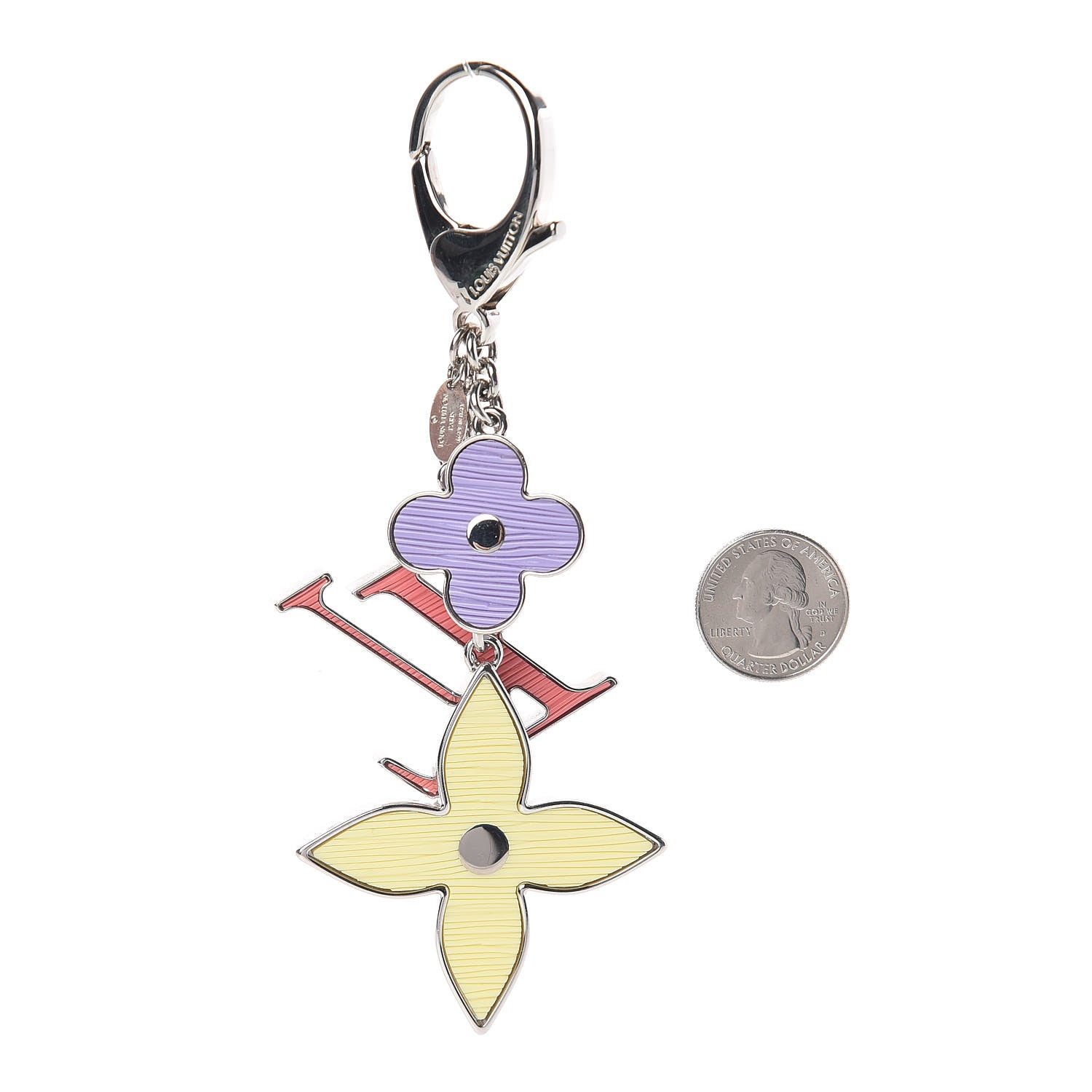 Louis Vuitton Fleur d Epi Bag Charm Pastels 2 of 3