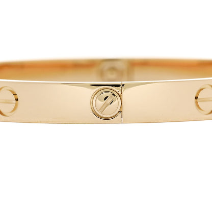 Cartier 18K Yellow Gold LOVE Bracelet 18 5 of 9