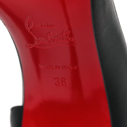 Christian Louboutin Shiny Nappa Iriza 100 Pumps 38 Black 6 of 9