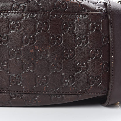 Gucci Guccissima Small Pelham Shoulder Bag Chocolate 11 of 17