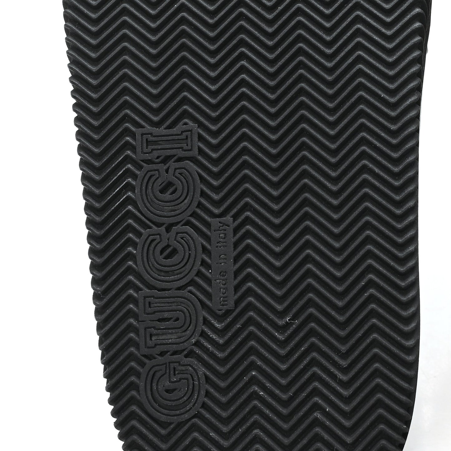 Rubber Web Womens Interlocking G Slide Sandals 38 Black Green Red