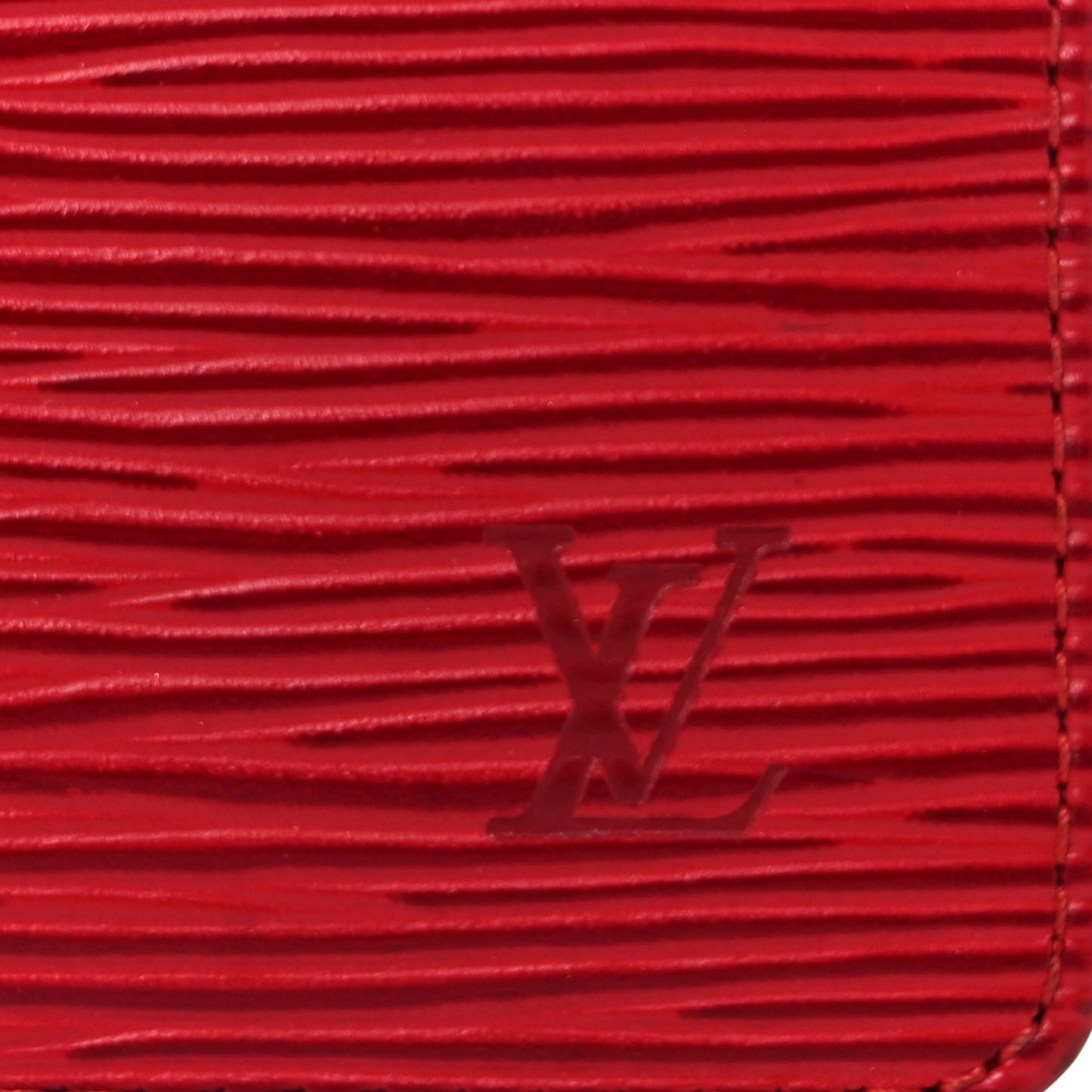 Epi Key Pouch Castillan Red