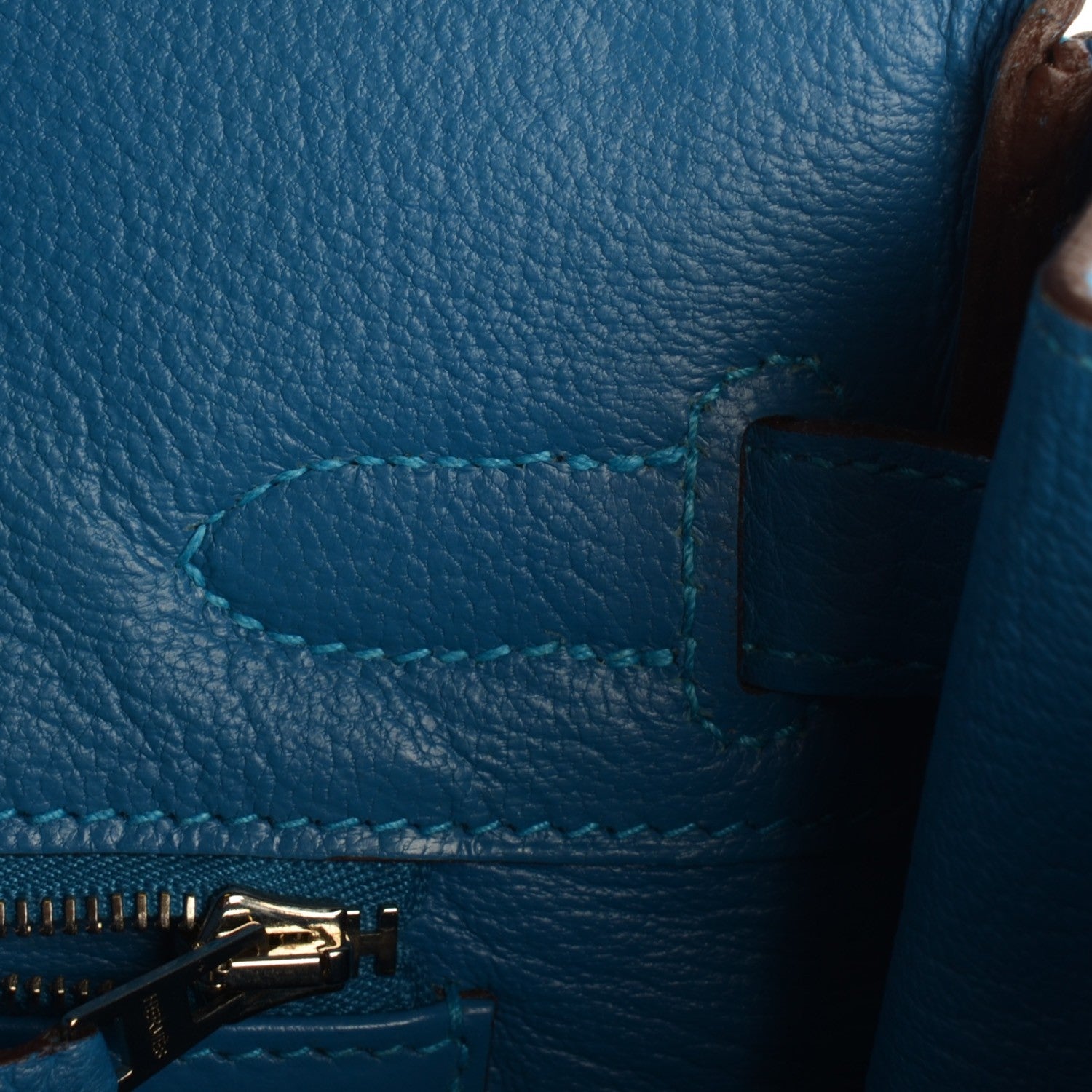 Hermes Taurillon Clemence Birkin 30 Mykonos 24 of 24