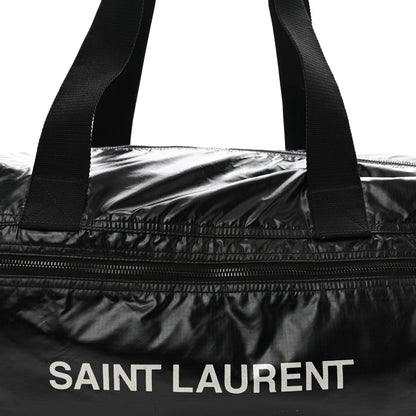 Saint Laurent Nylon Nuxx Ripstop Duffle Black White 2 of 8