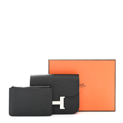 Hermes Epsom Constance Slim Wallet Black 9 of 9