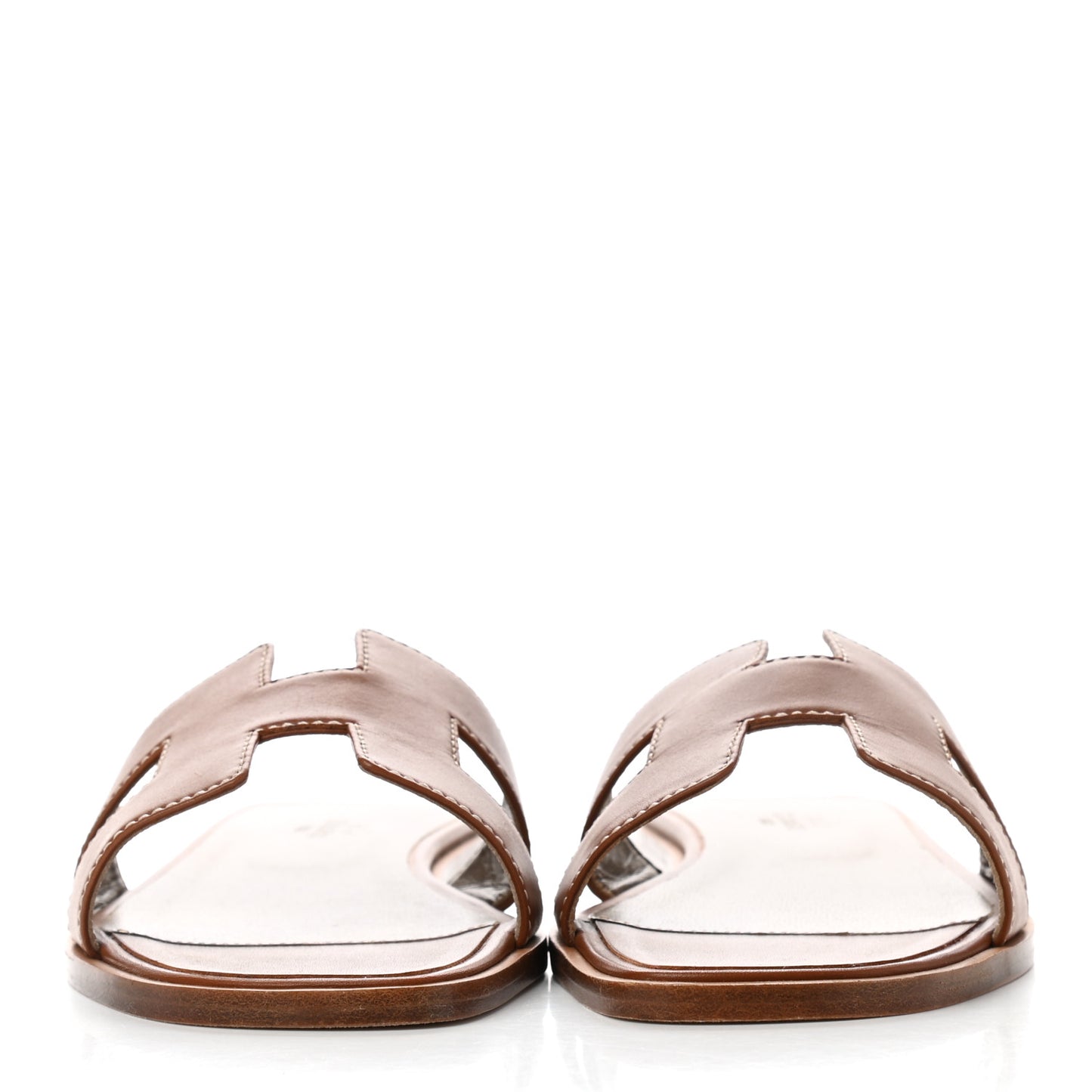 Box Calfskin Oran Sandals 38 Gold