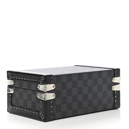 Louis Vuitton Damier Graphite Hard Sided Cufflinks Case 6 of 14