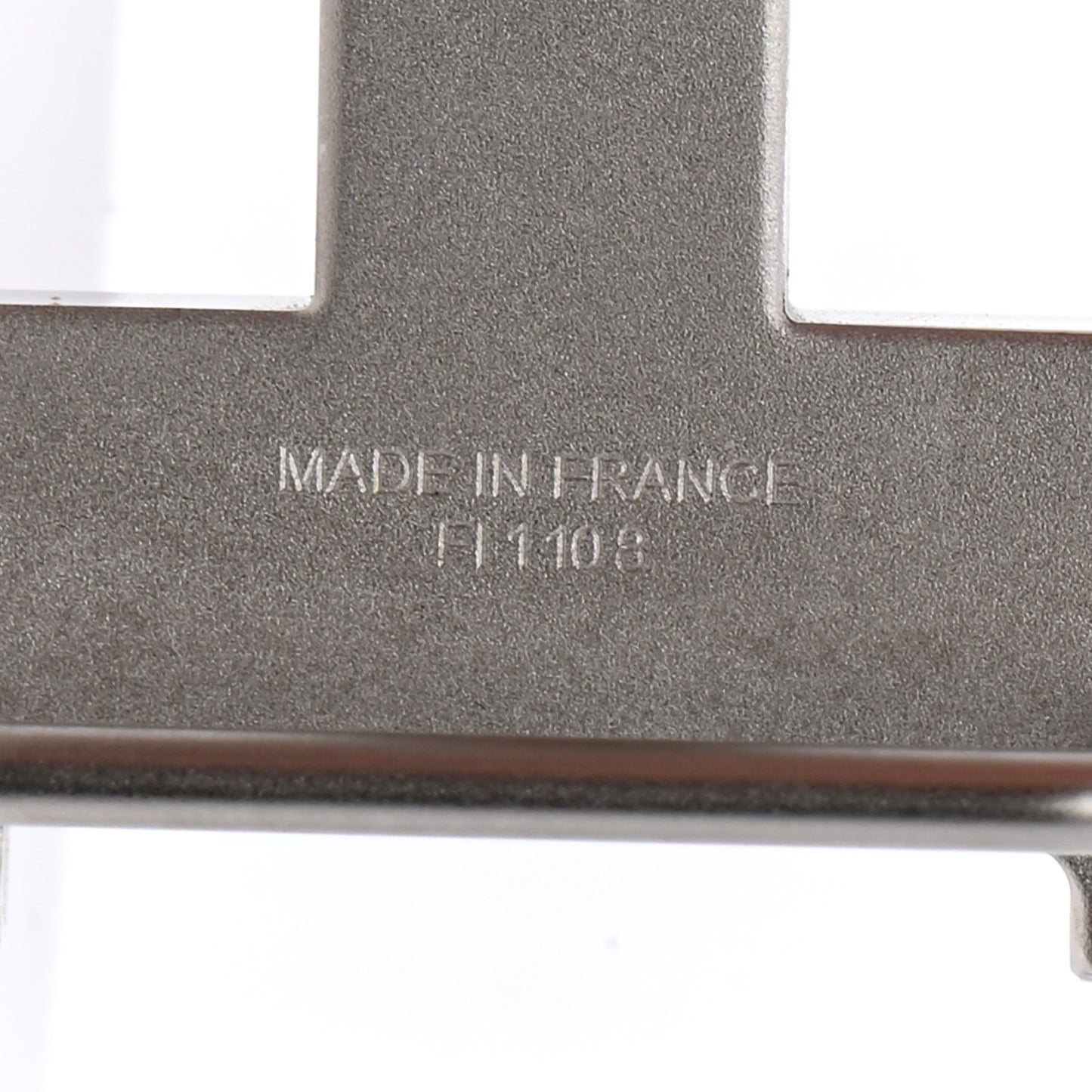 Palladium Guilloche 32mm H Belt Buckle