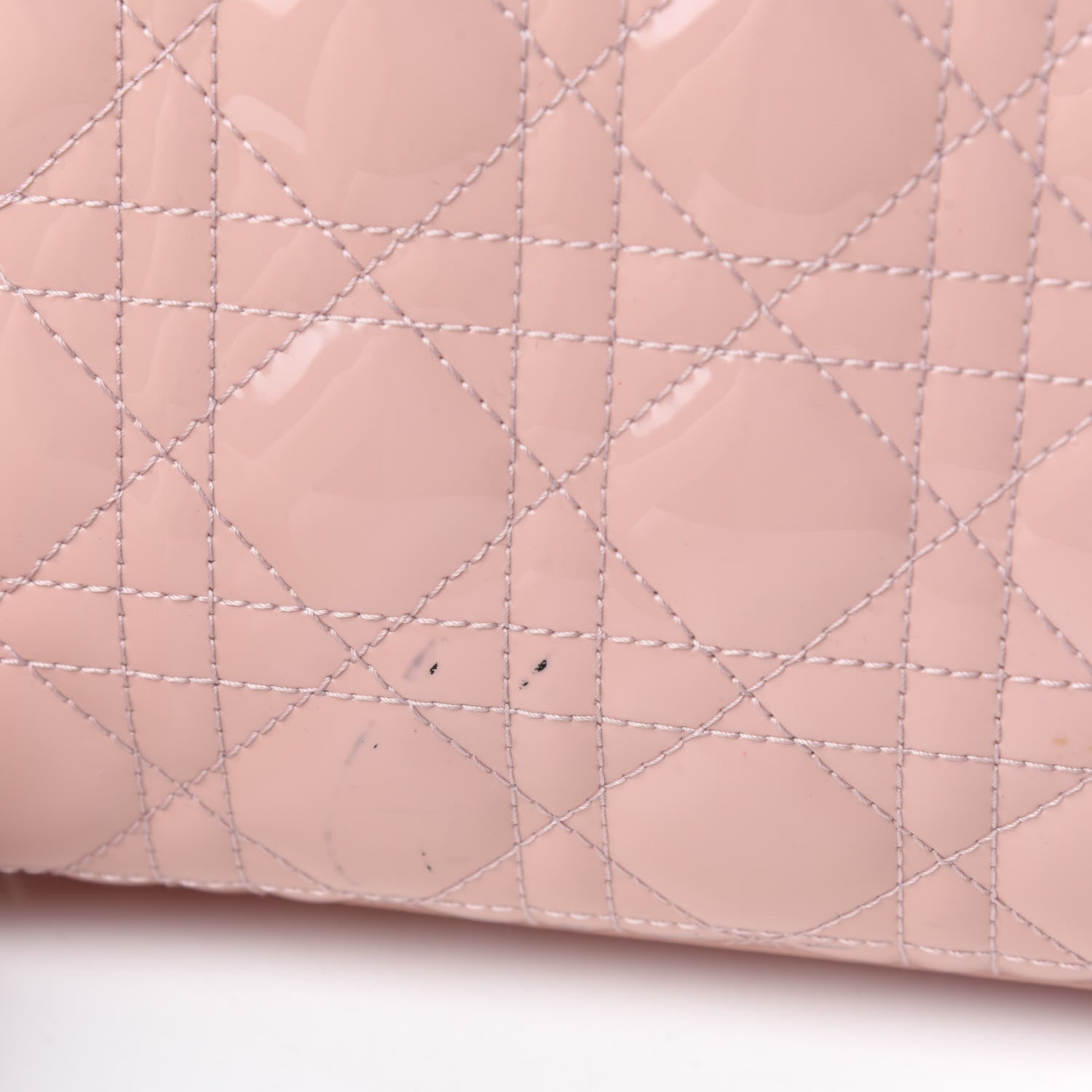 Christian Dior Patent Cannage Large Lady Dior Light Pink 11 of 13