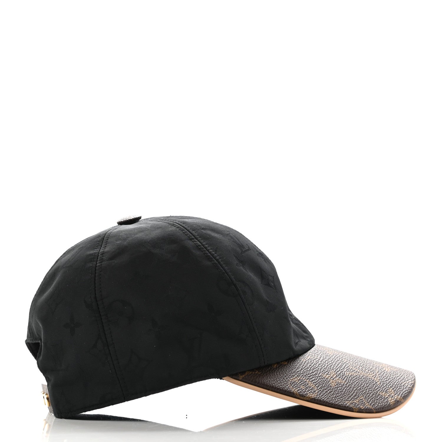 Louis Vuitton Polyester Silk Monogram LV Get Ready Cap M Black 6 of 10
