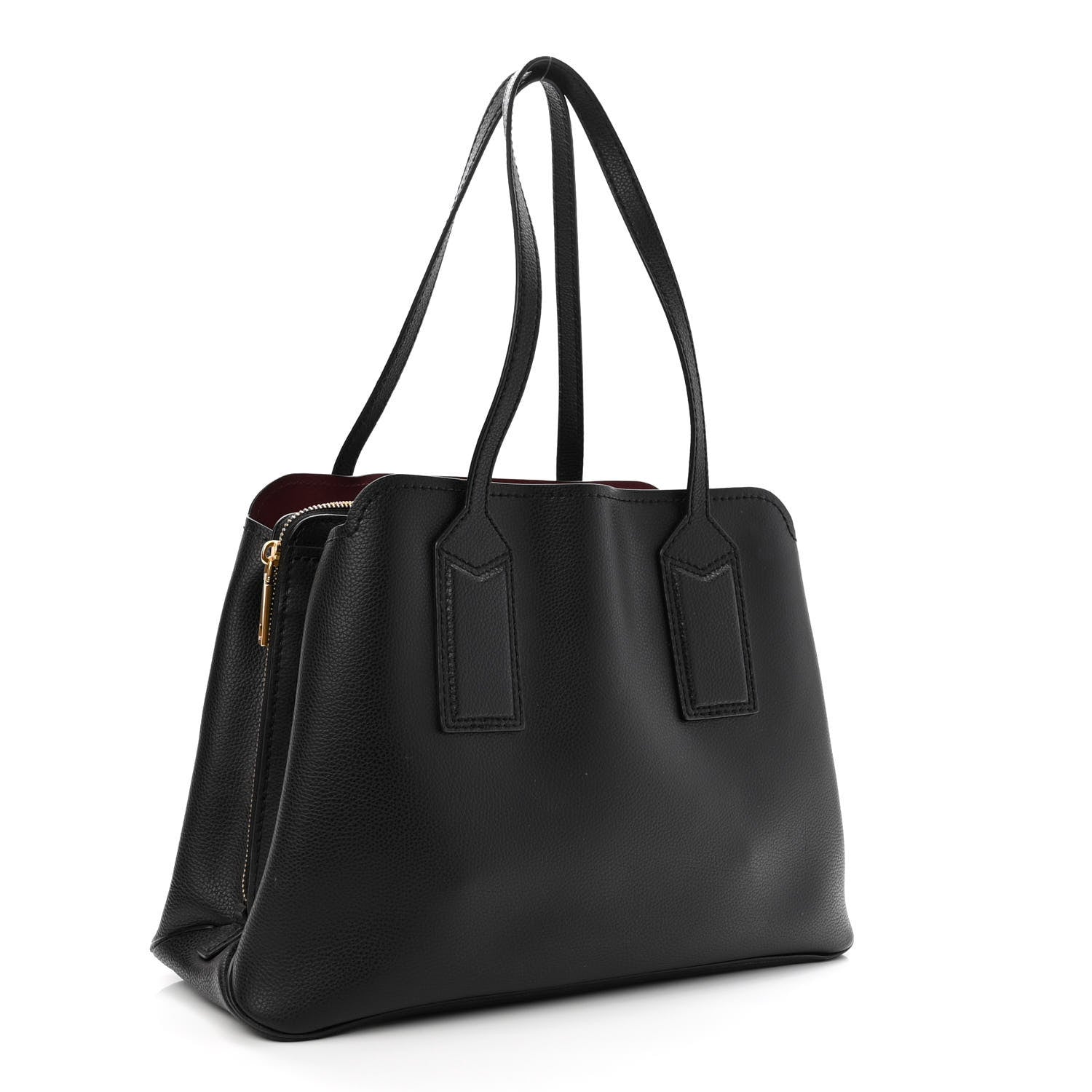 Marc Jacobs Pebbled Calfskin Editor Shopping Tote Black 3 of 11