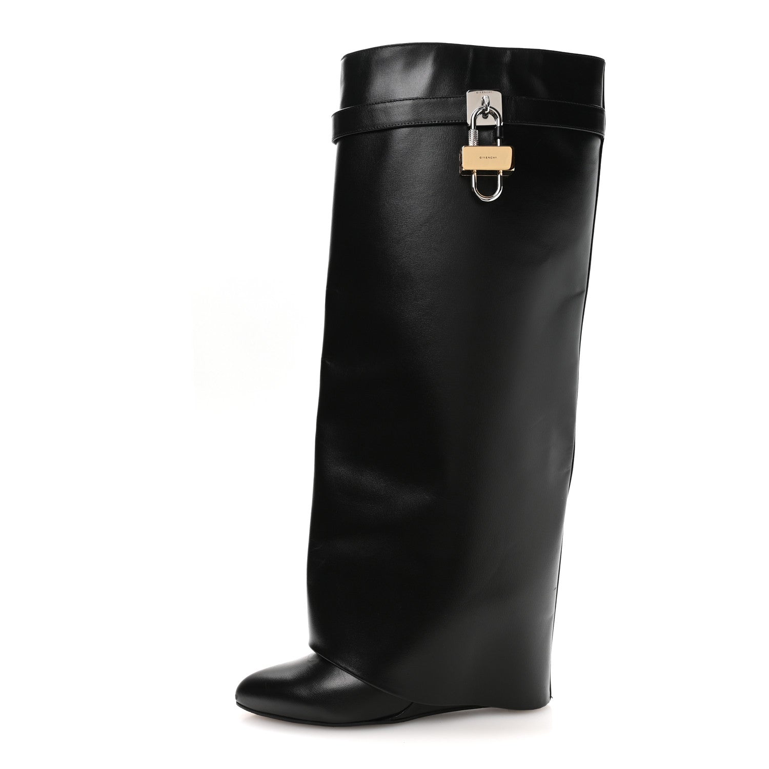 Givenchy Calfskin Shark Lock Pant Boots 41 Black 1 of 8