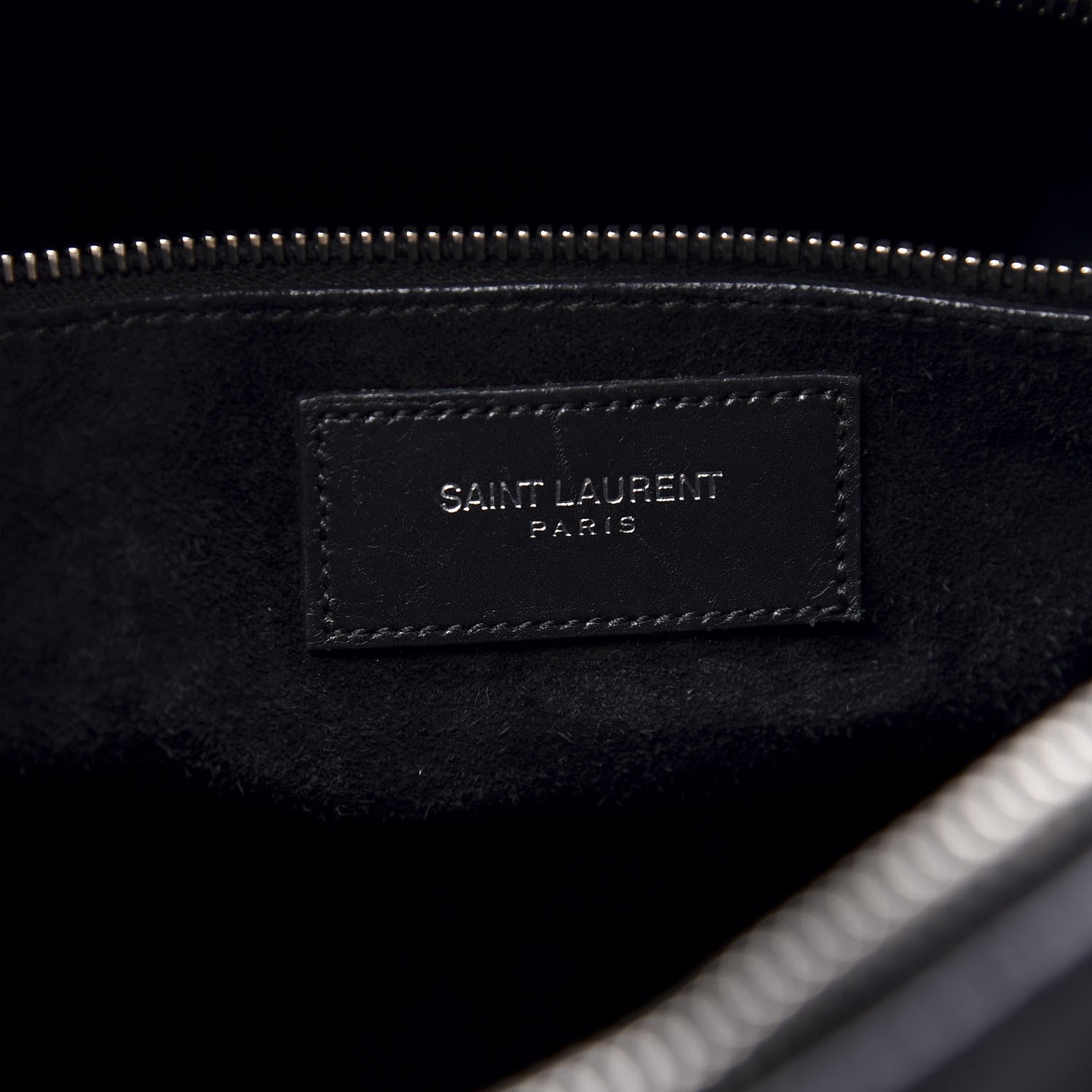 Saint Laurent Calfskin Studded Classic Duffle 6 Black 5 of 15
