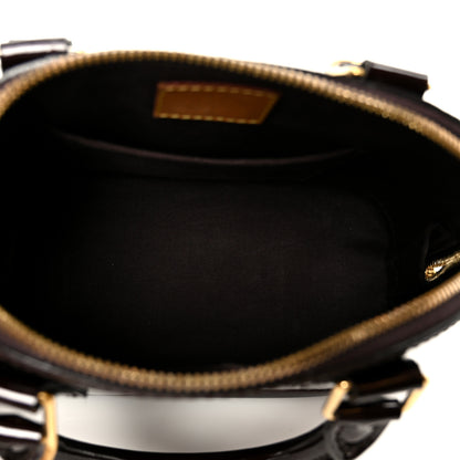 Louis Vuitton Vernis Alma BB Amarante 5 of 10
