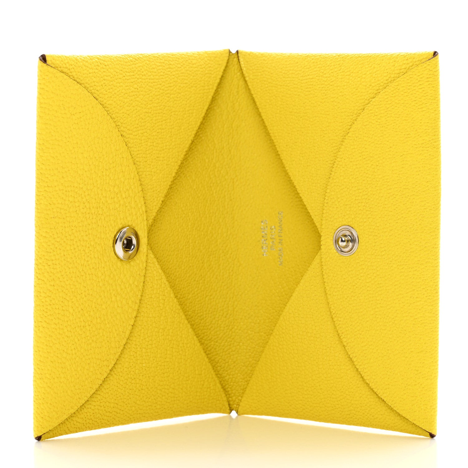 Hermes Chevre Mysore Calvi Card Case Lime 4 of 6