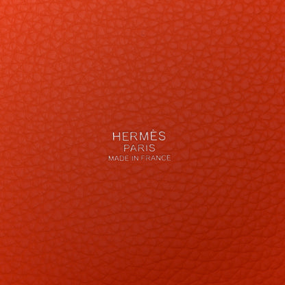 Hermes Taurillon Clemence Picotin Lock 18 PM Orange 6 of 10