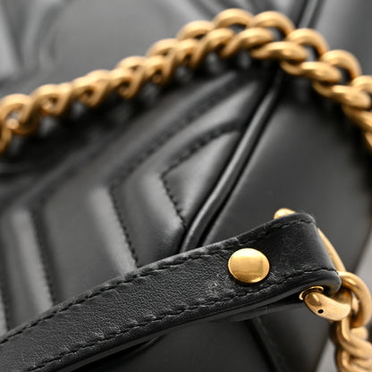 Gucci Calfskin Matelasse Mini GG Marmont Shoulder Bag Black 11 of 11