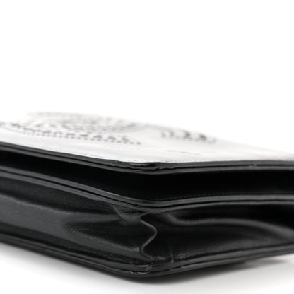 Chanel Patent Strass Wallet On Chain WOC Black 11 of 13