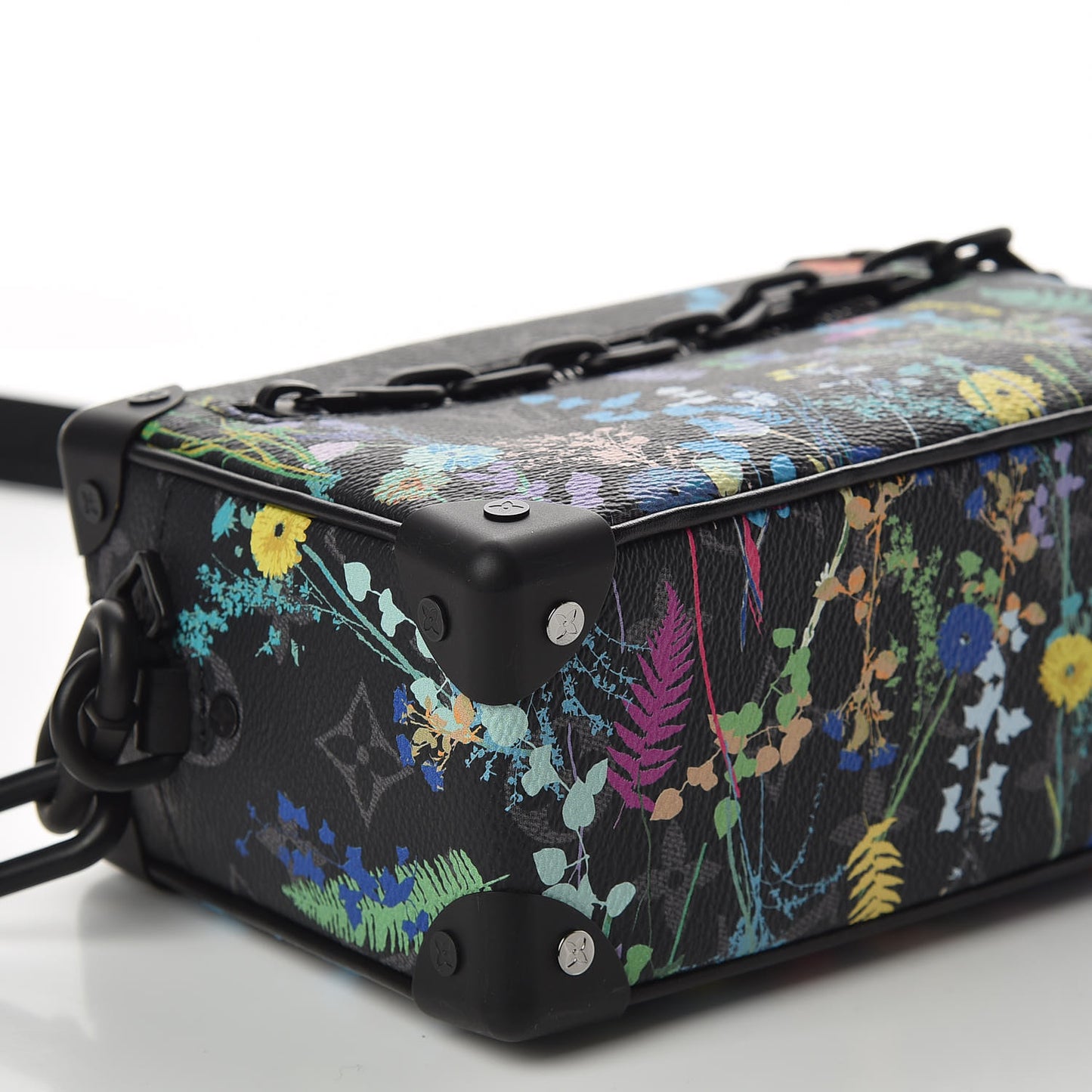 Monogram Eclipse Flower Print Mini Soft Trunk