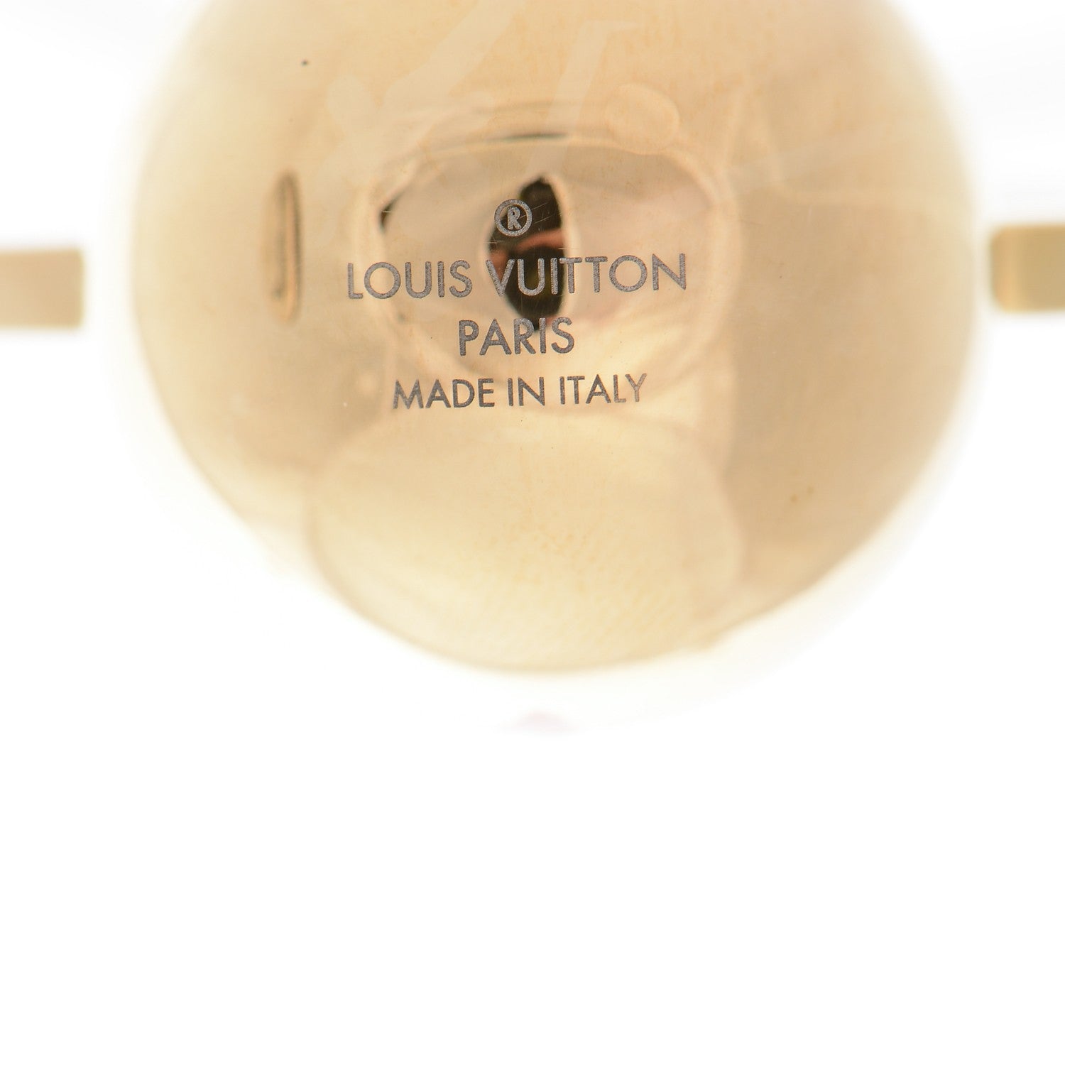 Louis Vuitton Sphere Key Ring Gold Rose Ballerine 4 of 4