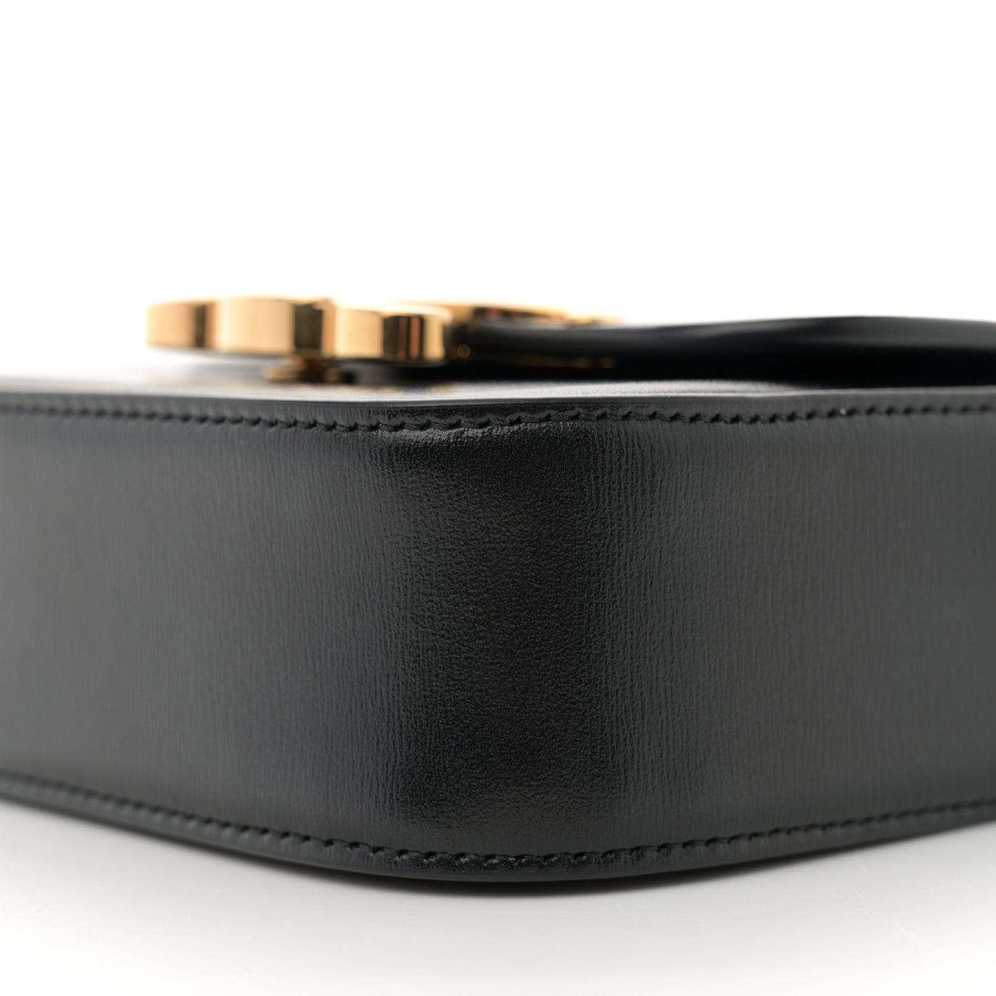 Shiny Calfskin Mini Triomphe Black