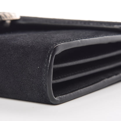 Gucci Suede Mini Dionysus Chain Wallet Black 6 of 12
