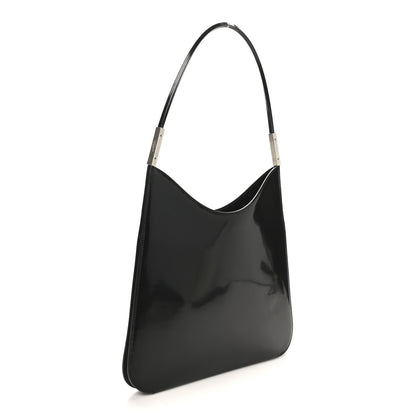 Saint Laurent Patent Calfskin Sadie Shoulder Bag Black 3 of 9