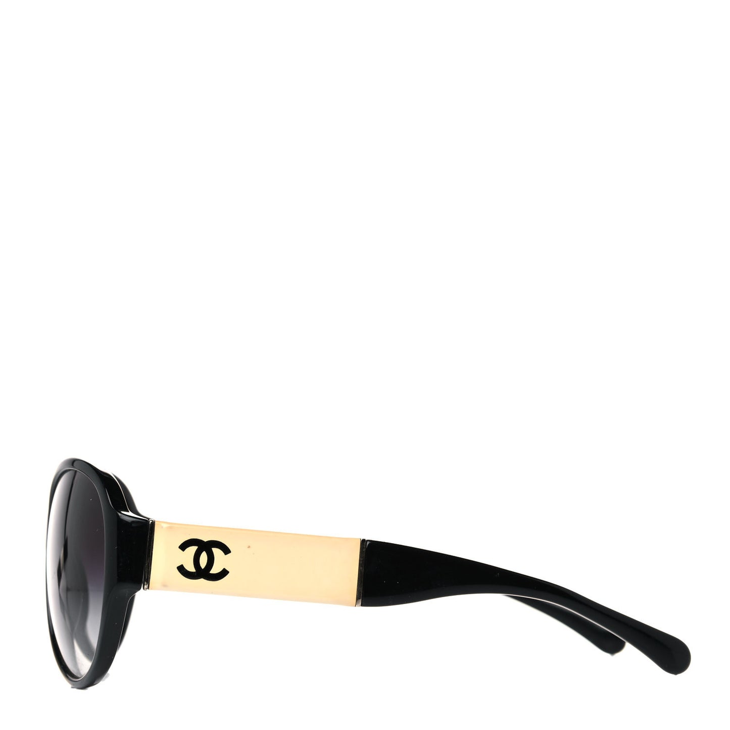 Acetate CC Sunglasses 5229Q Black White