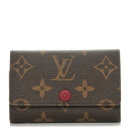 Louis Vuitton Monogram 6 Key Multicles Holder Fuchsia 1 of 8