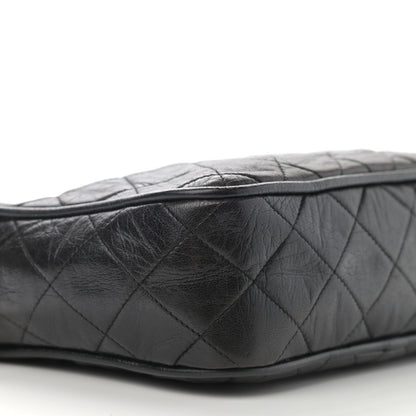 Chanel Lambskin Quilted CC Tassel Camera Case Black 10 of 12