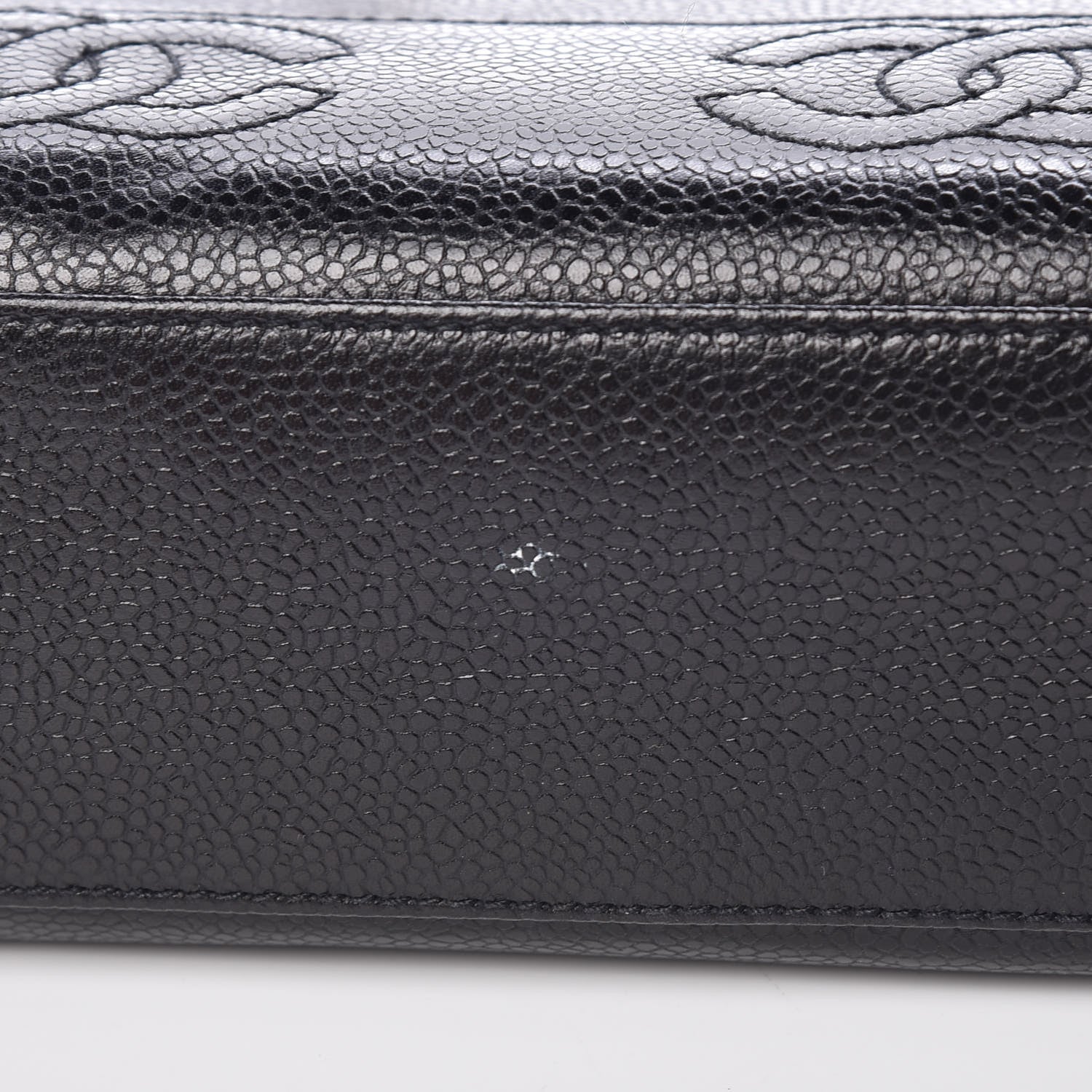 Chanel Caviar CC Shoulder Bag Black 10 of 10