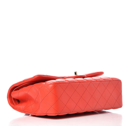Chanel Lambskin Quilted Medium Double Flap Red 5 of 8