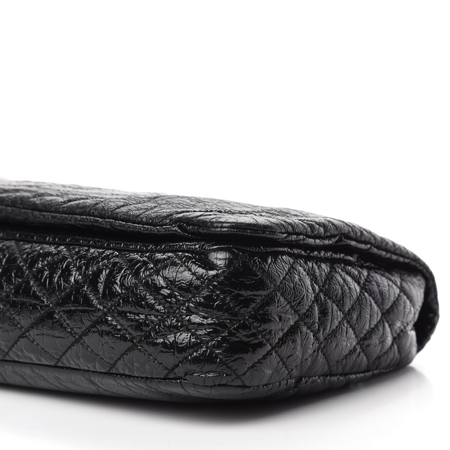 Vinyl Medium Rock and Chain Flap Black
