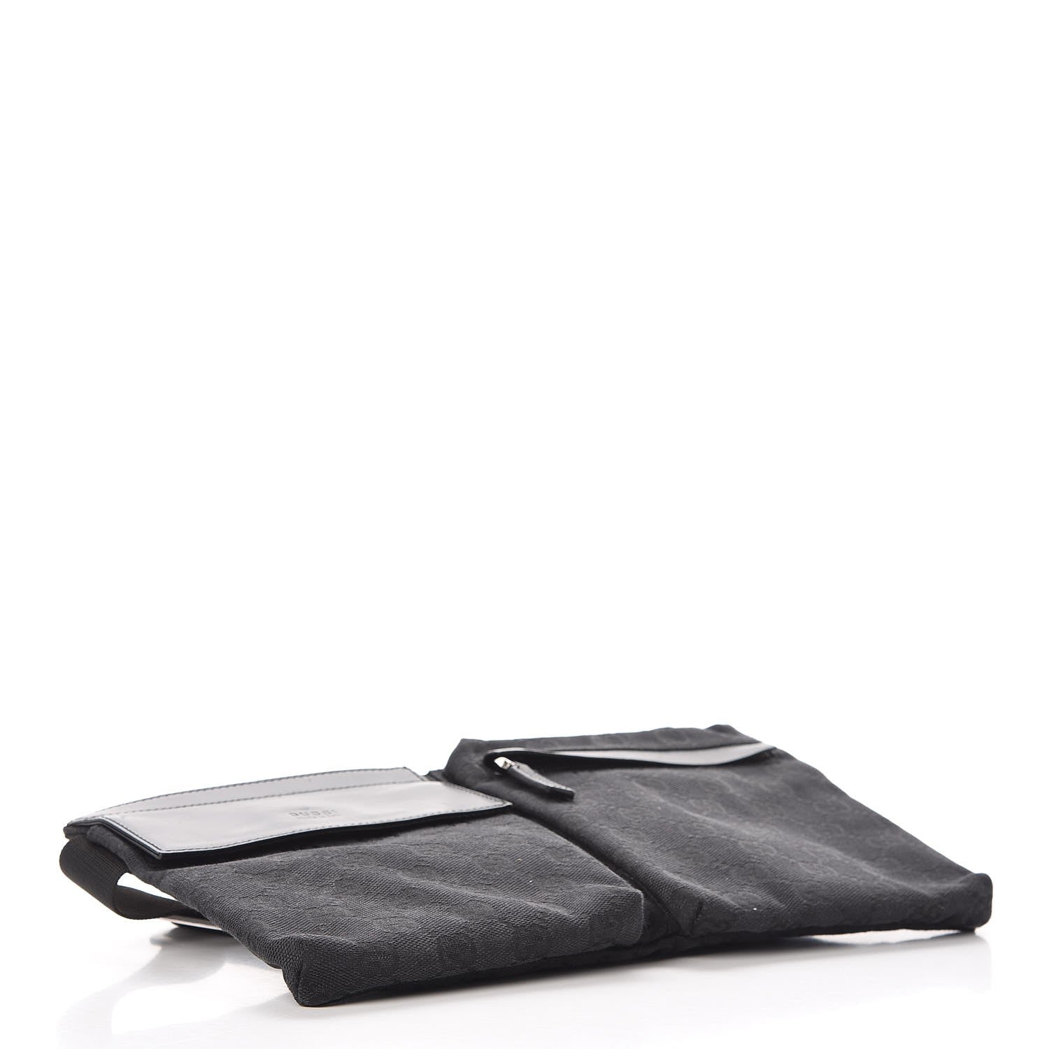 Gucci GG Monogram Double Pocket Belt Bag Black 4 of 10